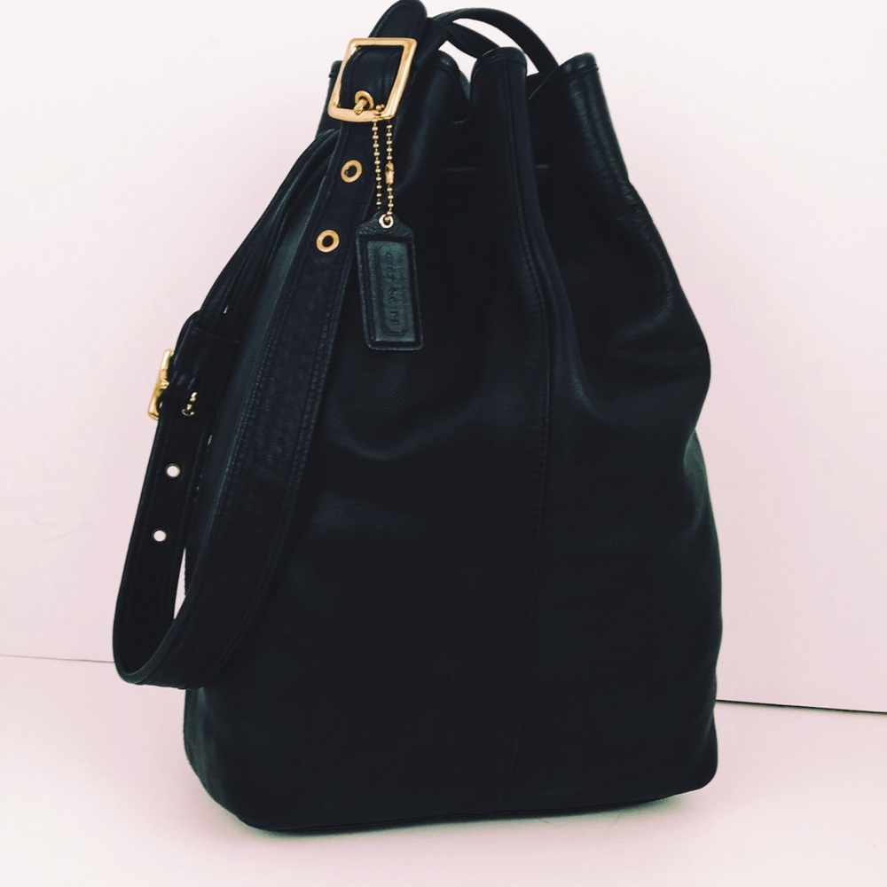 Coach Black Bucket/Duffle Bag